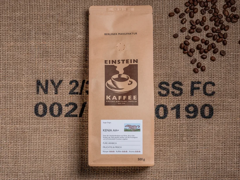 Kenia AA+ Single Origin Verpackung